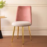 Blush Luxe Velvet Dining Chair